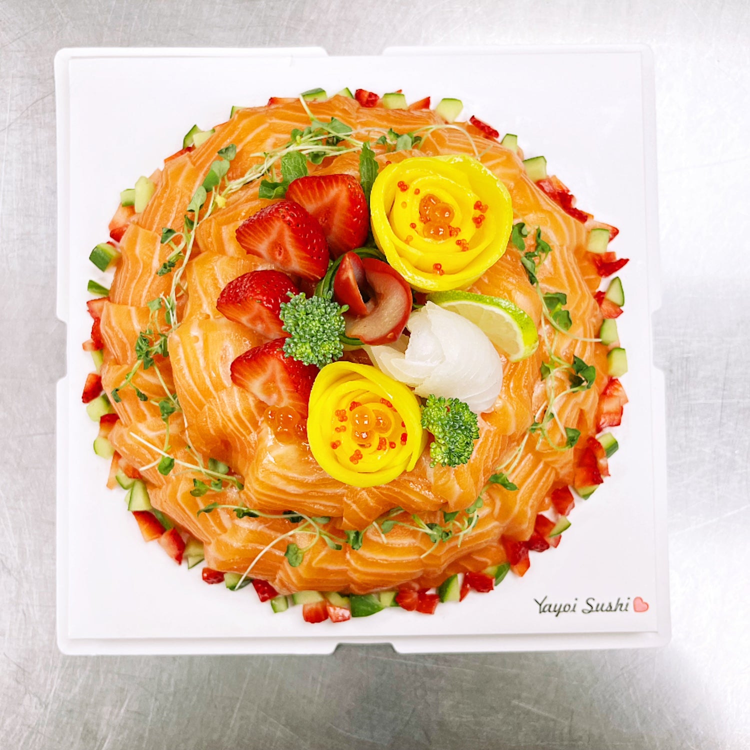 Sashimi cake