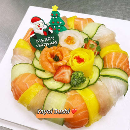 8'' Rainbow sashimi cake - Yayoi Sushi