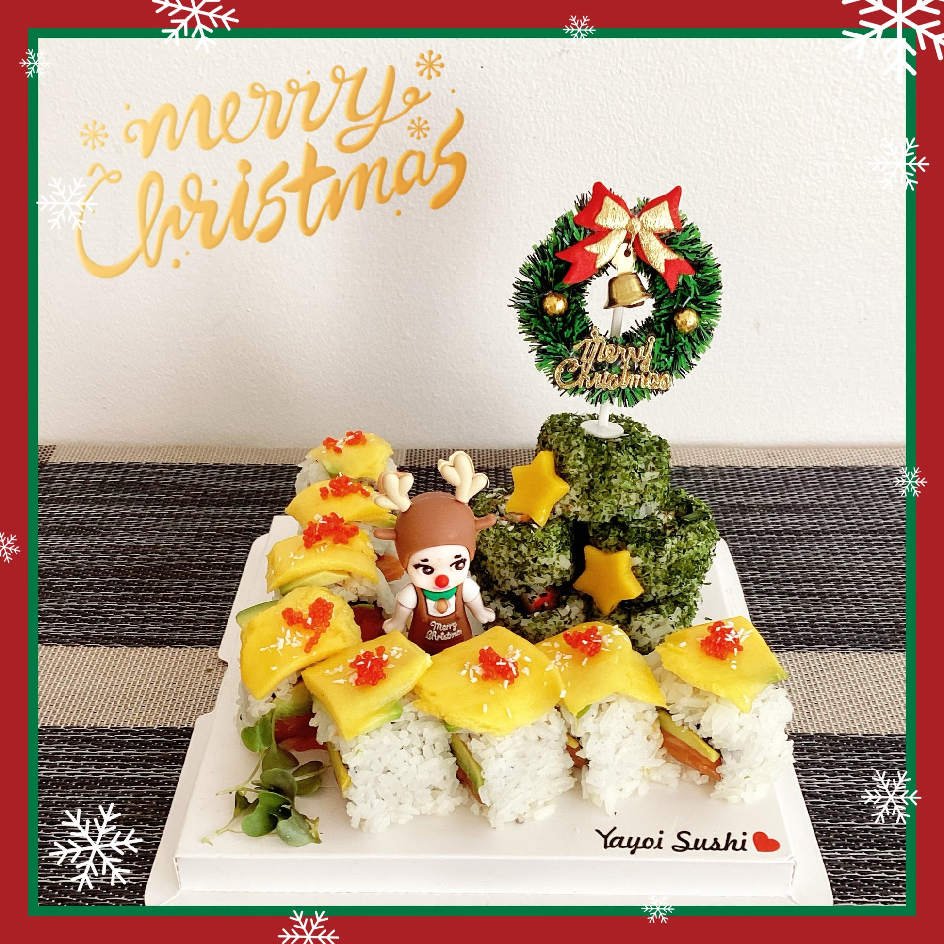 Christmas Sushi Platter Gift Box - Yayoi Sushi