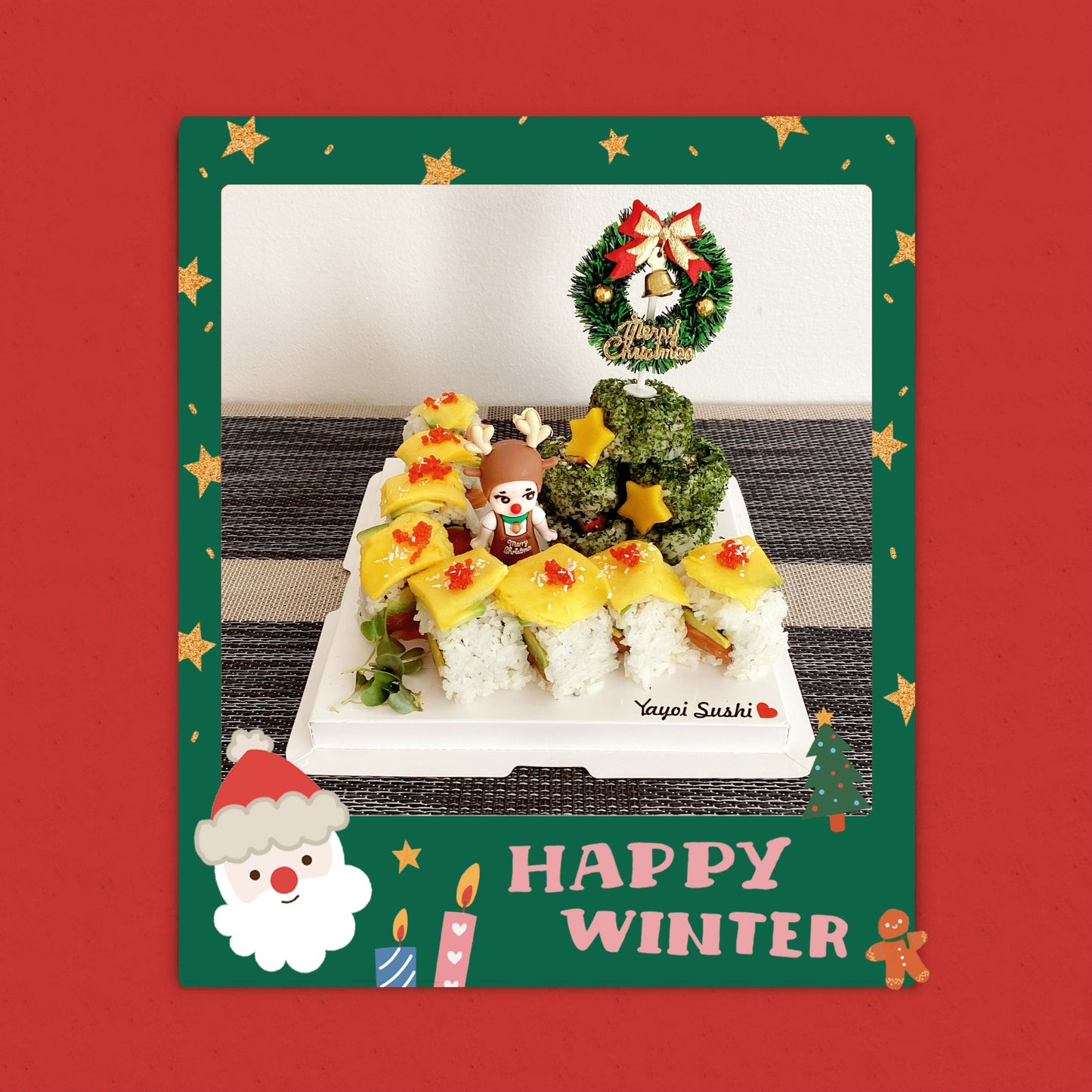 Christmas Sushi Platter Gift Box - Yayoi Sushi