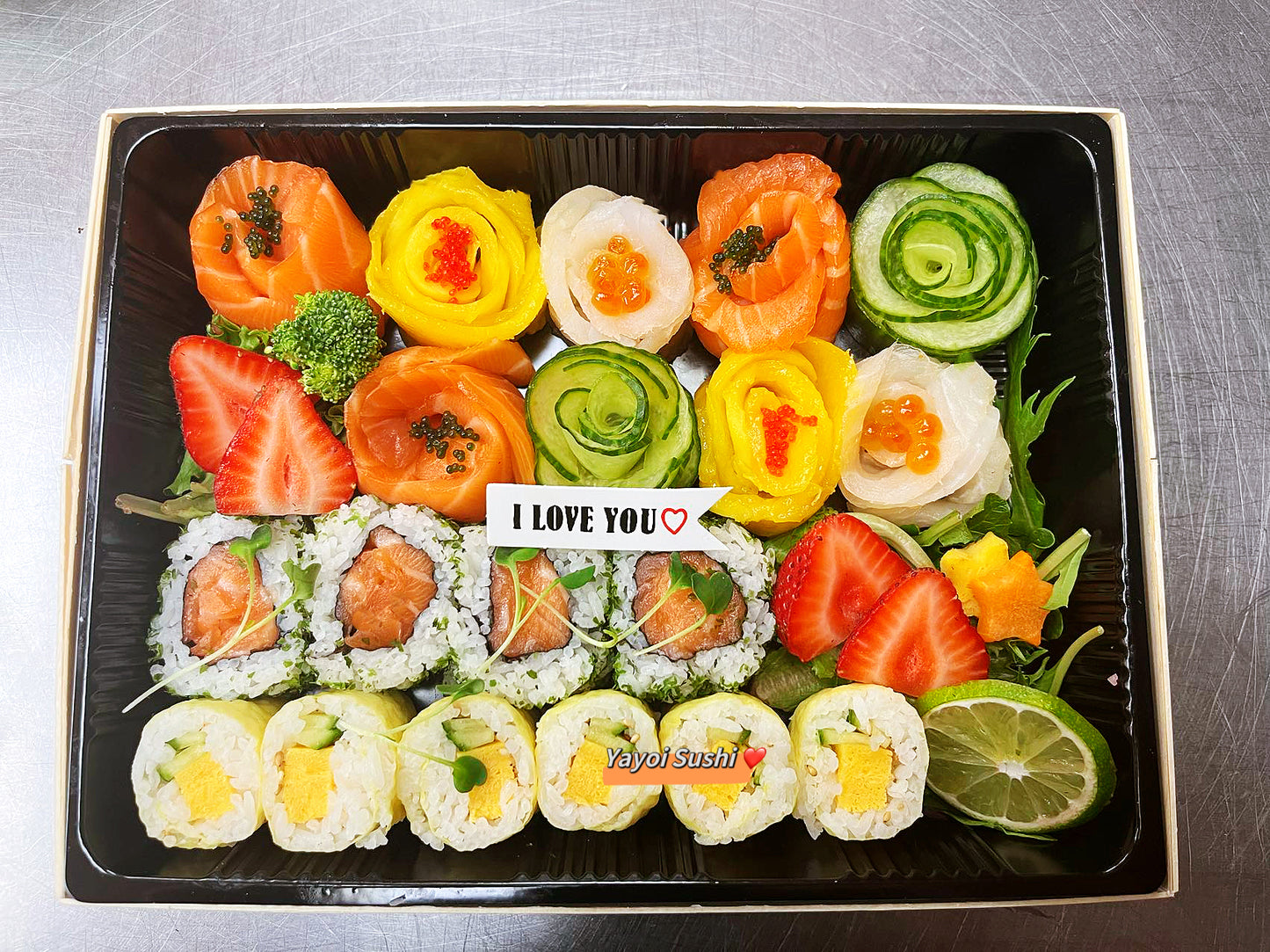 Flower Sushi Platter Gift Box - Yayoi Sushi