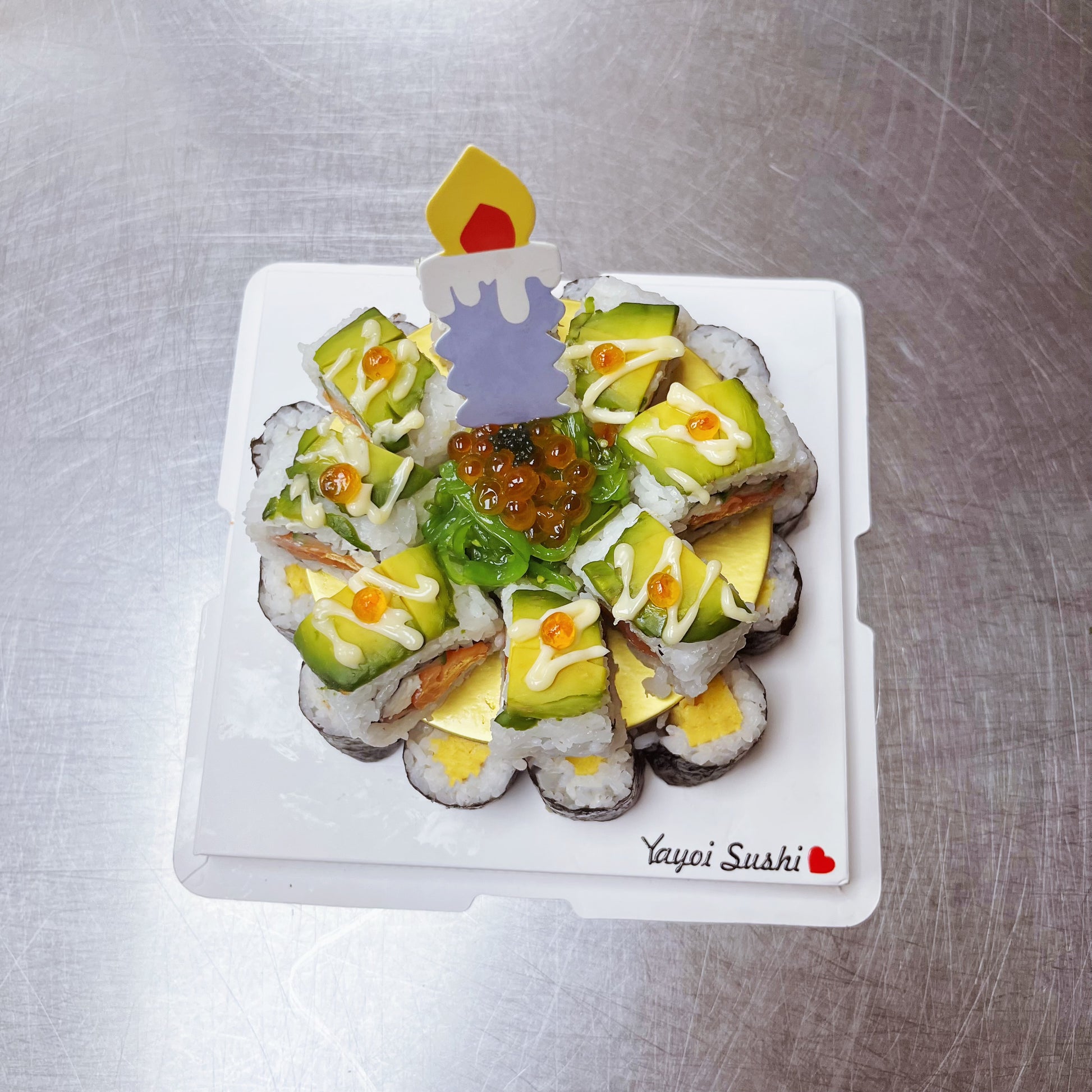 6'' sushi cake - Yayoi Sushi