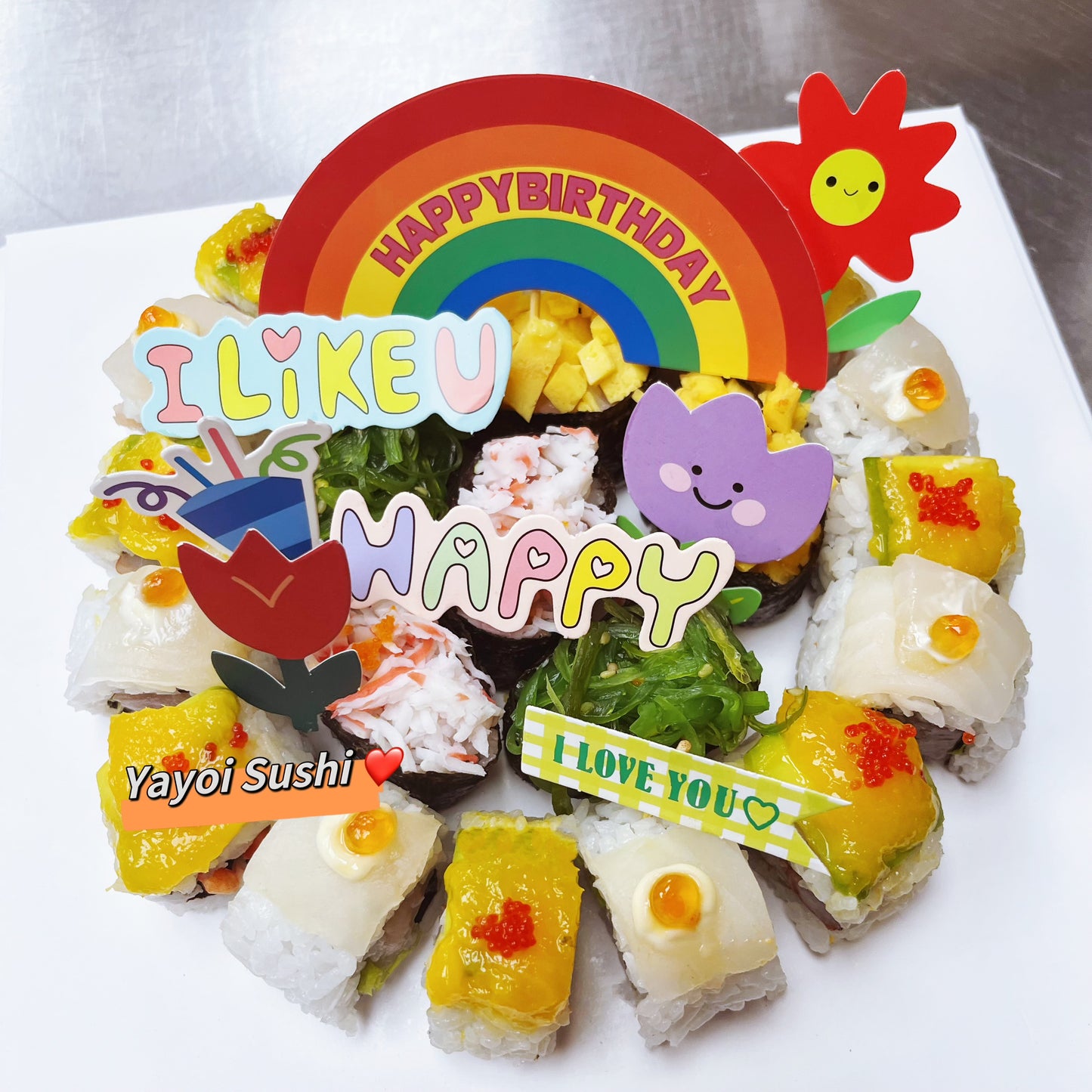 sushi cake - Yayoi Sushi