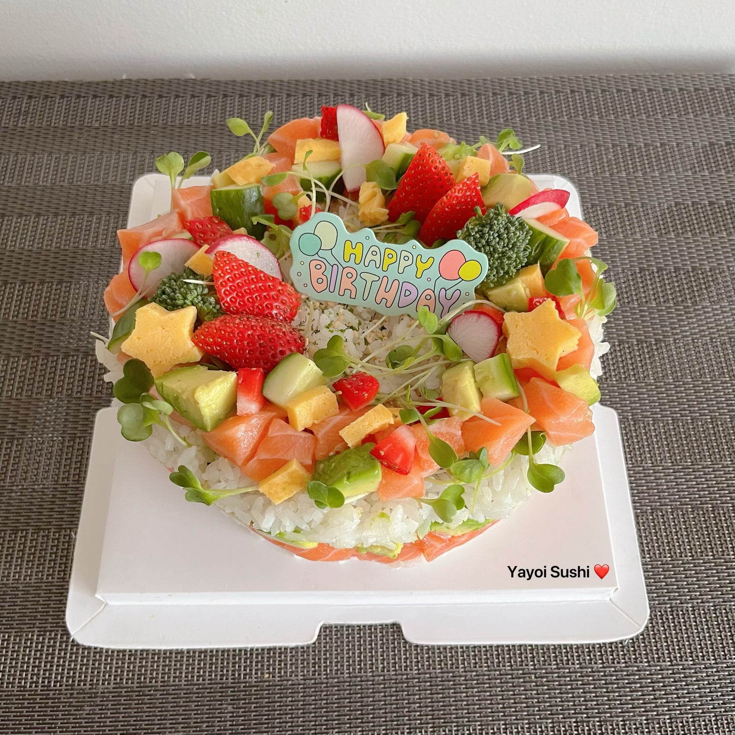 6'' Sunshine Sushi Cake - Yayoi Sushi