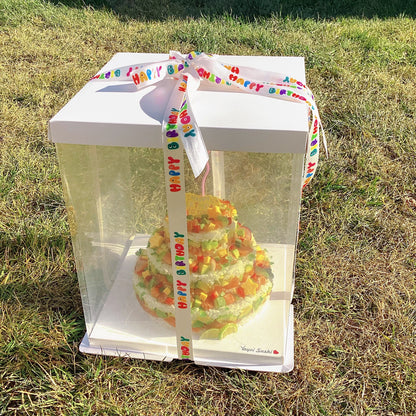 Three Layer 8'' Sunshine Sushi Cake - Yayoi Sushi